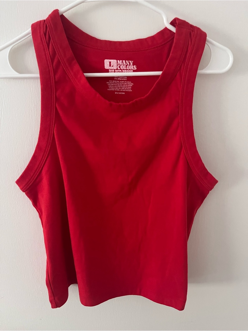 Big Bud Press Racerback Tank Top - Red Large